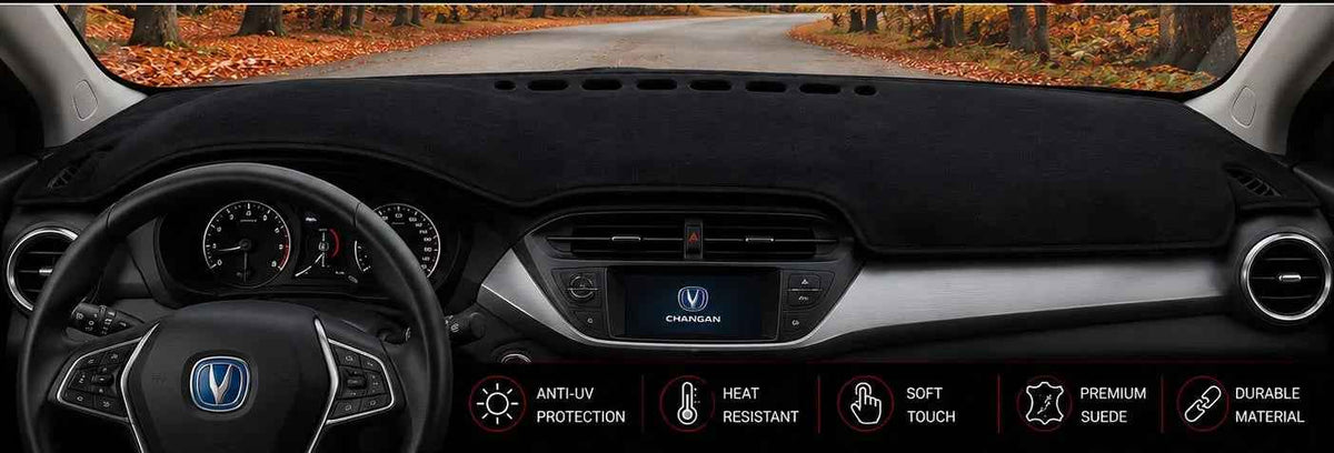 Dashboard Mat for Changan Alsvin 2020, 2021, 2022, 2023, 2024 & 2025 | Premium Suede Non-Slip Dashboard Cover | Heat Resistant Anti-Glare Dash Mat | AM Auto Zone