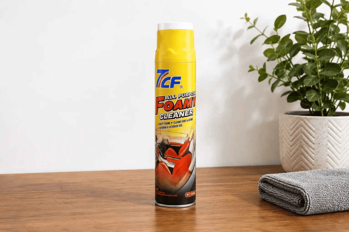7CF Foamy All Purpose Cleaner 650ml – Multi-Purpose Car Interior & Exterior Foam Cleaner