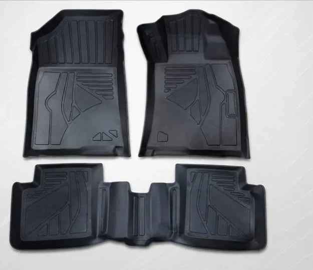 Honda Civic 2016, 2017, 2018, 2019, 2020, 2021, 2022 Custom Fit All Weather Floor Mats | Dirt & Mud Resistant | Easy to Clean | Premium Car Floor Mat Set