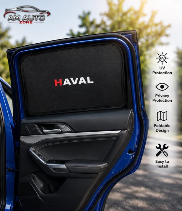 HAVAL H6 Side HAVAL sun Shades 2021 2022 2023 2024 | Premium Foldable & Flexible | Set of 4