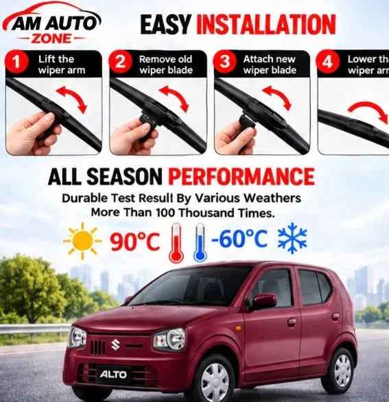 Suzuki Alto Wiper Blades 2017 2018 2019 2020 2021 2022 2023 2024