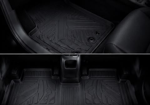 Toyota Aqua Premium TPE Floor Mats | Waterproof All Weather Custom Fit Car Floor Liners