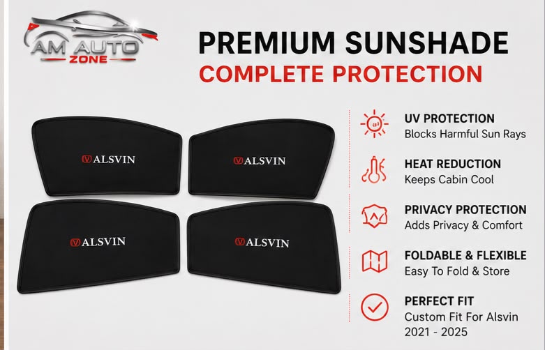 Changan Alsvin Side Sunshade | 2021, 2022, 2023, 2024, 2025 | 4 PCS