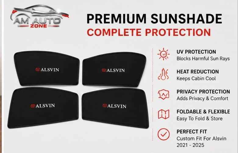 Changan Alsvin Side Sunshade | 2021, 2022, 2023, 2024, 2025 | 4 PCS
