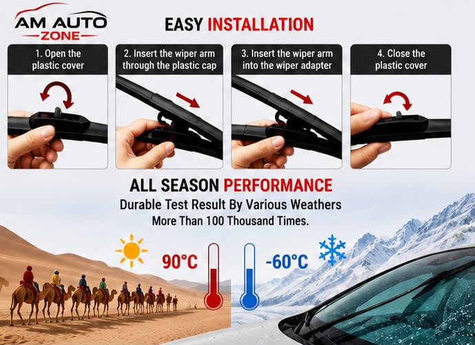Honda Civic Wiper Blades 2016 2017 2018 2019 2020
