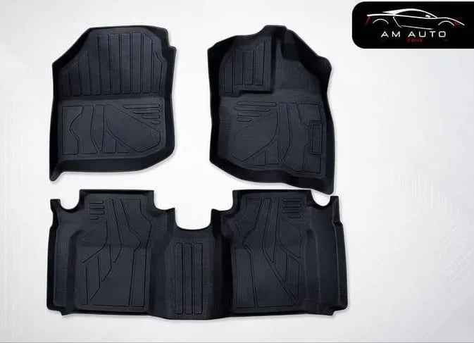 Honda City TPE Floor Mats | Premium 3D Custom Fit All Weather Car Floor Liners | Honda City 2009, 2010, 2011, 2012, 2013, 2014, 2015, 2016, 2017, 2018, 2019, 2020 & 2021 | AM Auto Zones