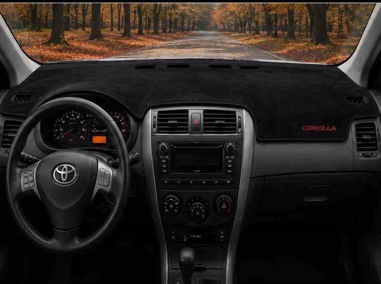 Toyota Corolla Dashboard Mat 2009 2010 2011 2012 2013 2014 | Premium Suede Non-Slip Dashboard Cover | Anti-UV Heat Resistant Dash Protector