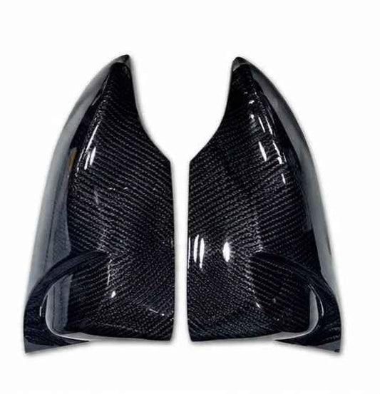 Batman Style Carbon Fiber Side Mirror Covers for Toyota Corolla 2011, 2012, 2013 & 2014 | Premium ABS Mirror Caps | AM Auto Zone