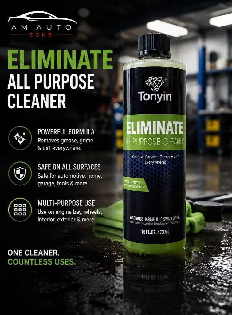 Tonyin Eliminate All Purpose Cleaner – Multi-Surface Grease & Grime Remover (473ml / 16oz)