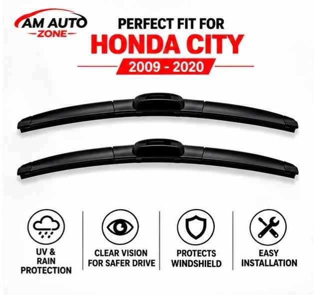 Honda City Wiper Blades 2009 2010 2011 2012 2013 2014 2015 2016 2017 2018 2019 2020