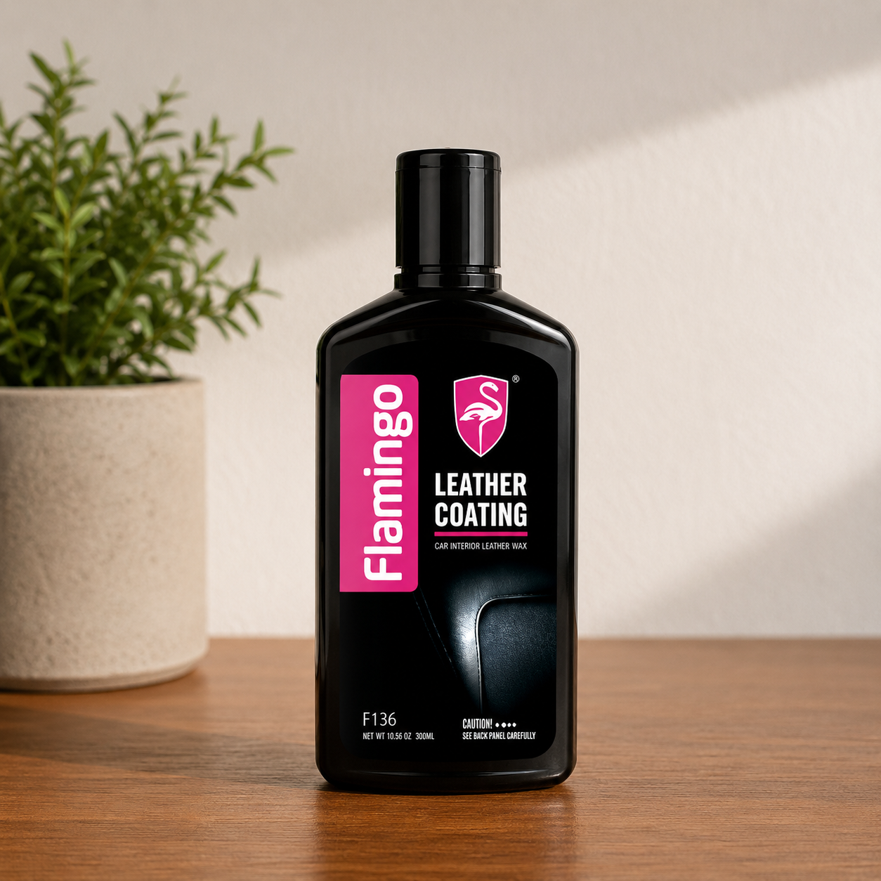 Flamingo Leather Coating Wax 300ml – Premium Leather Polish & Interior Protectant