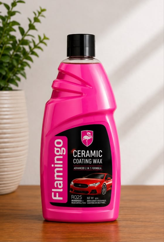 Flamingo Ceramic Coating Wax 410ml | Premium Car Polish & Paint Protection