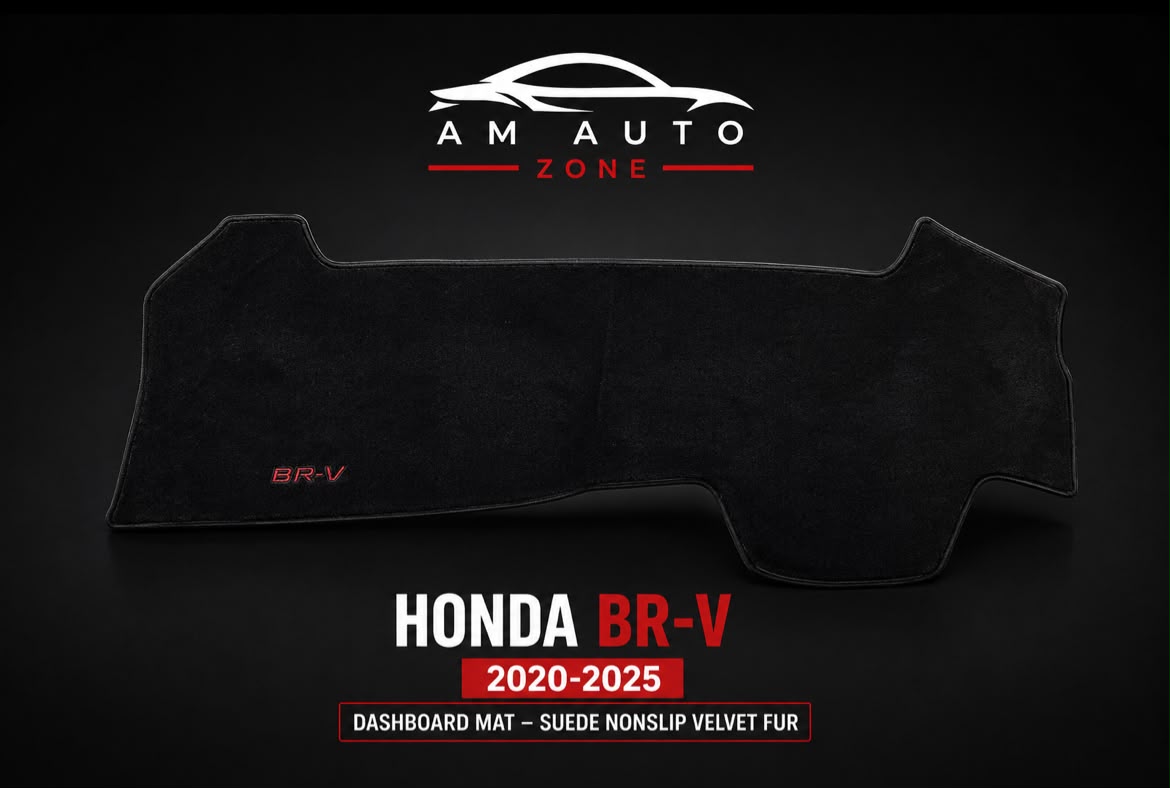 Honda BR-V Dashboard Mat (2020–2021-2022-2023-2024-2025) – Premium Suede Non-Slip Velvet Dashboard Cover | AM Auto Zone