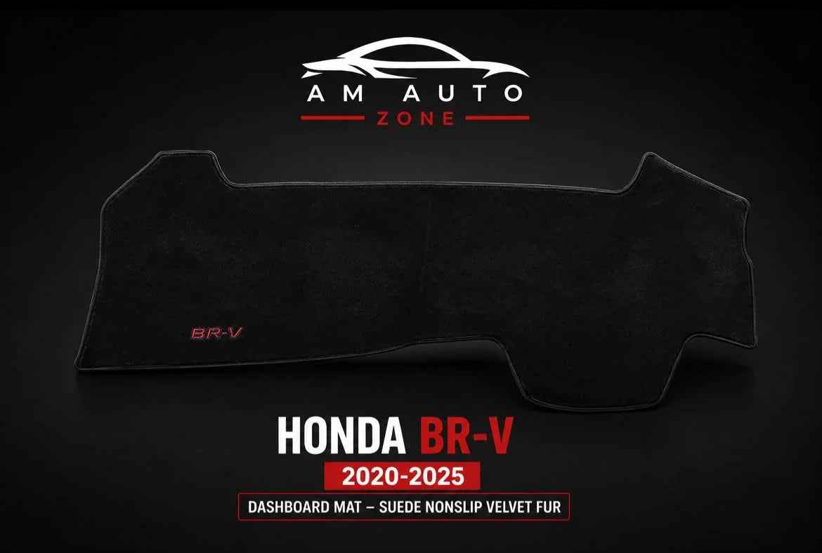 Honda BR-V Dashboard Mat (2020–2021-2022-2023-2024-2025) – Premium Suede Non-Slip Velvet Dashboard Cover | AM Auto Zone