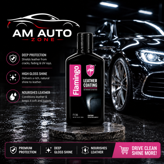 Flamingo Leather Coating Wax 300ml – Premium Leather Polish & Interior Protectant