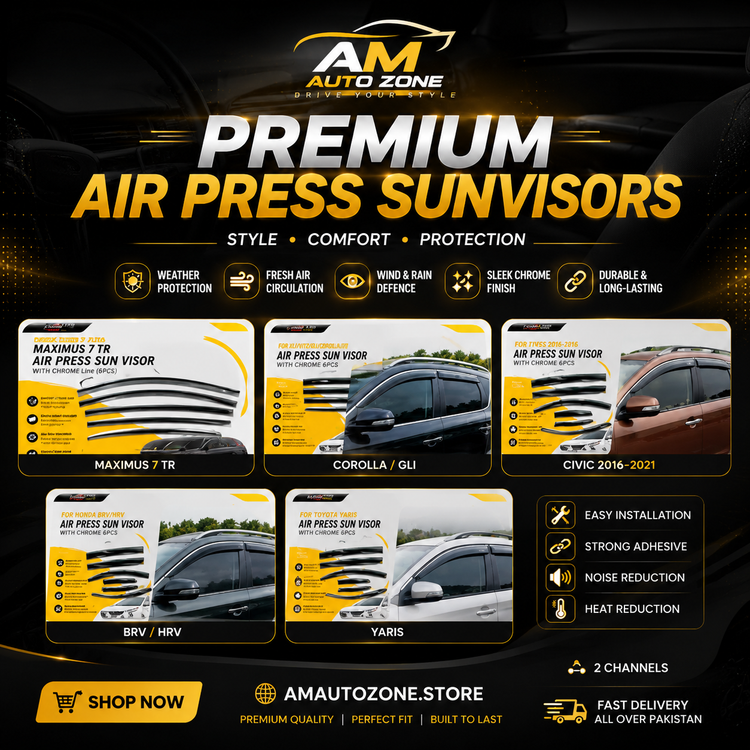 Premium Air Press Sunvisors