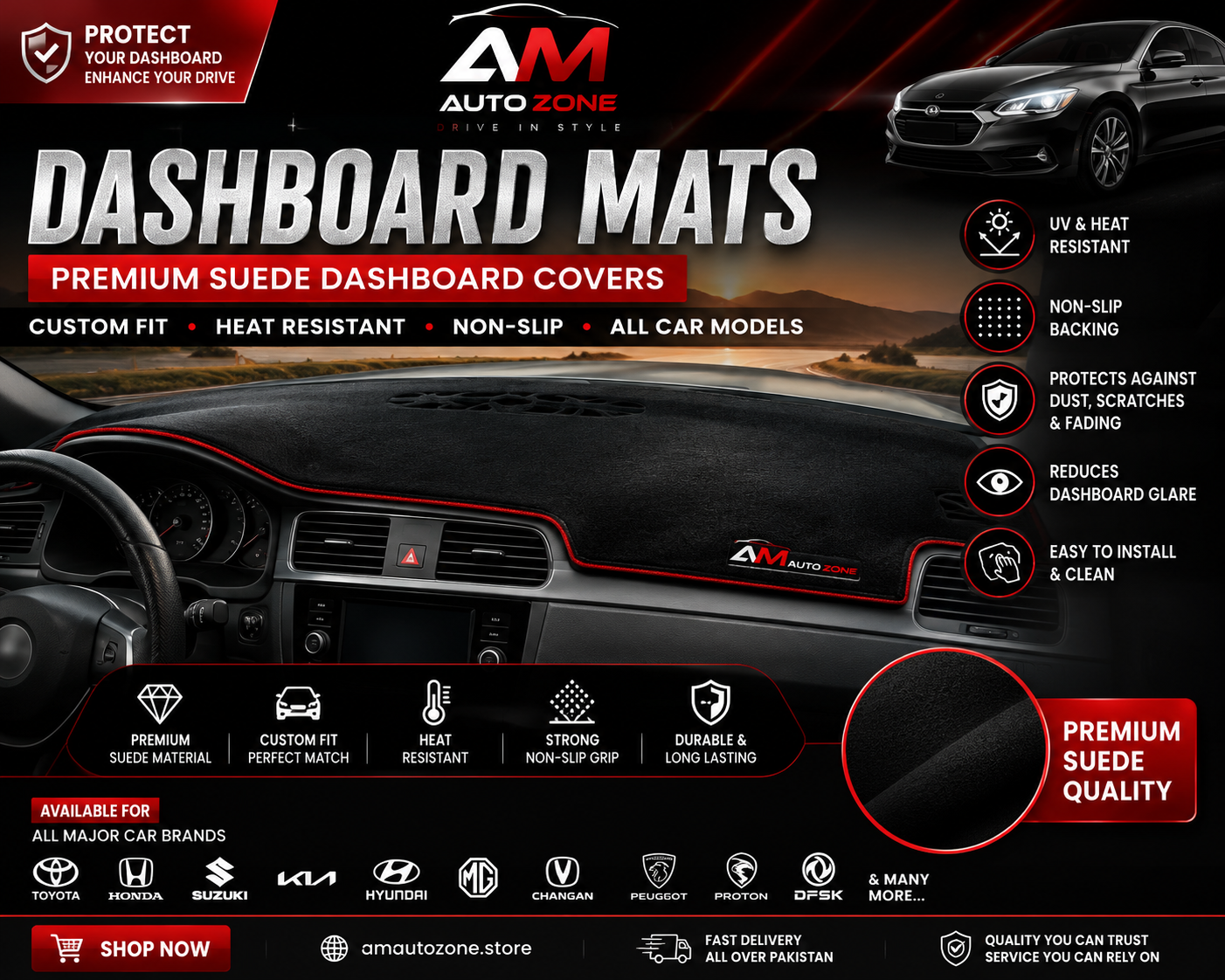 Dashboard Mats – All Cars