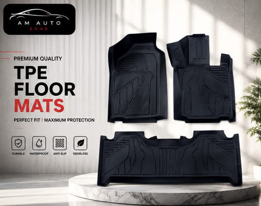 Changan Oshan X7 TPE Floor Mats | Premium 3D Custom Fit All Weather Car Floor Liners | Changan Oshan X7 2022, 2023, 2024 & 2025 | AM Auto Zone
