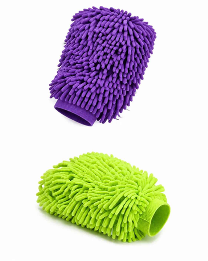 AM Auto Zone High Density Microfiber Glove Mitt – 400 GSM Ultra Soft Car Wash Cleaning Mitt