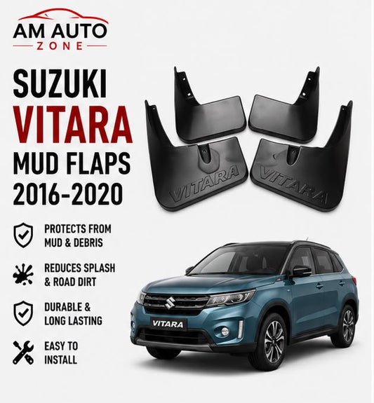 Suzuki Vitara Mud Flaps Set 2016 2017 2018 2019 2020 | Front & Rear Splash Guards
