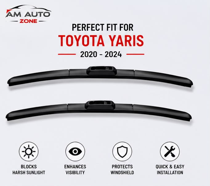 Toyota Yaris Wiper Blades 2020 2021 2022 2023 2024 2025 2026