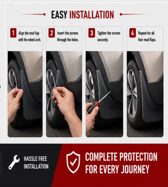 Deepal S05 Mud Flaps Set 2025 2026 | Front & Rear Splash Guards