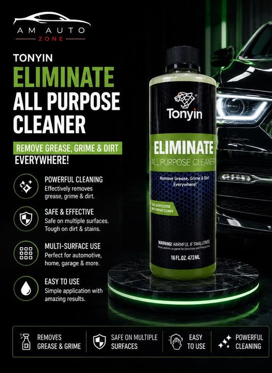 Tonyin Eliminate All Purpose Cleaner – Multi-Surface Grease & Grime Remover (473ml / 16oz)