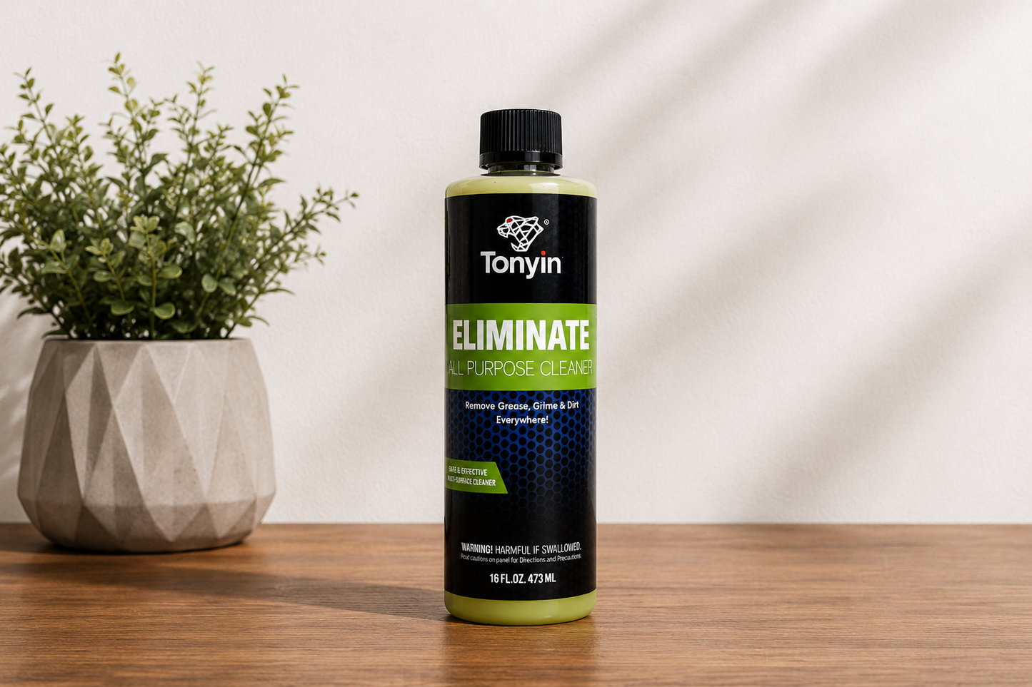 Tonyin Eliminate All Purpose Cleaner – Multi-Surface Grease & Grime Remover (473ml / 16oz)