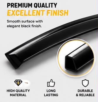 Air Press Sun Visor Without Chrome for Toyota Corolla TXR 2008 2009 2010 2011 2012 2013 2014 2015 2016 2017 2018 2019 2020 2021 2022 2023 2024 2025 2026| 4 PCS Rain Guard Window Deflector