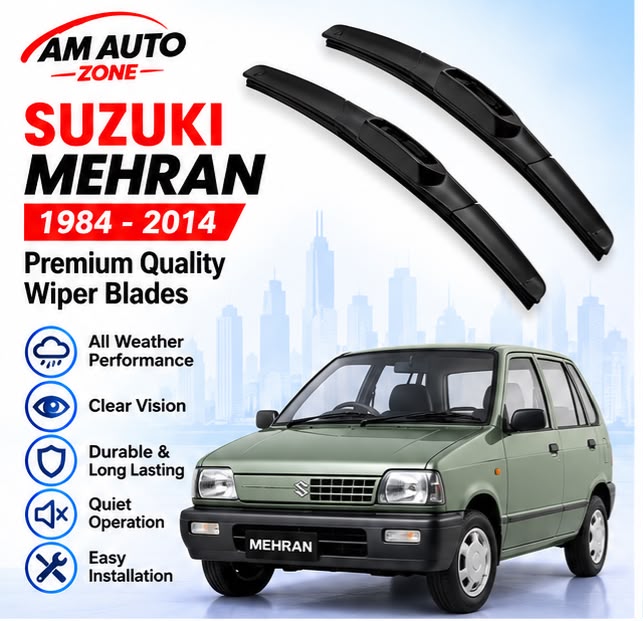 Suzuki Mehran Wiper Blades 1984 1985 1986 1987 1988 1989 1990 1991 1992 1993 1994 1995 1996 1997 1998 1999 2000 2001 2002 2003 2004 2005 2006 2007 2008 2009 2010 2011 2012 2013 2014