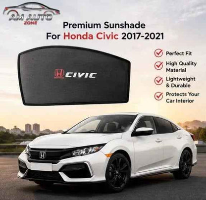 Honda Civic Side Sun Shades 2017 2018 2019 2020 2021 | Set of 4