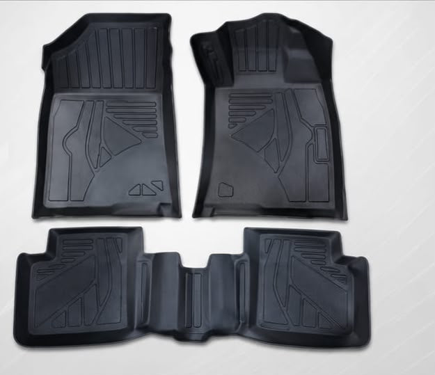 Honda Civic 2016, 2017, 2018, 2019, 2020, 2021, 2022 Custom Fit All Weather Floor Mats | Dirt & Mud Resistant | Easy to Clean | Premium Car Floor Mat Set