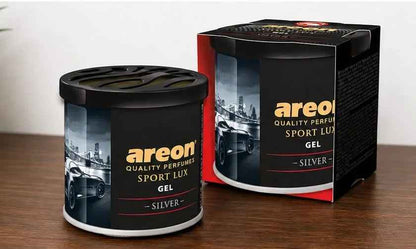Areon Sport Lux Silver Gel Air Freshener – Premium Long Lasting Car & Home Fragrance