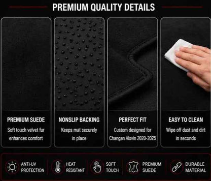 Dashboard Mat for Changan Alsvin 2020, 2021, 2022, 2023, 2024 & 2025 | Premium Suede Non-Slip Dashboard Cover | Heat Resistant Anti-Glare Dash Mat | AM Auto Zone