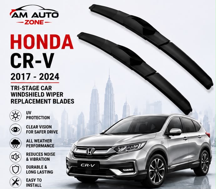 Honda CR-V Wiper Blades 2017 2018 2019 2020 2021 2022 2023 2024