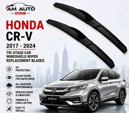 Honda CR-V Wiper Blades 2017 2018 2019 2020 2021 2022 2023 2024