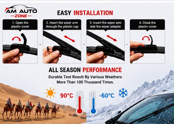 Honda CR-V Wiper Blades 2017 2018 2019 2020 2021 2022 2023 2024