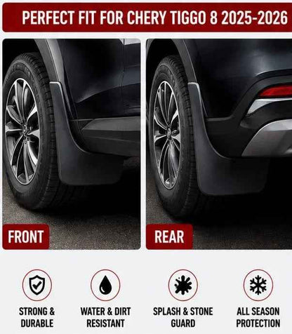 Chery Tiggo 8 Mud Flaps Set 2025 2026 | Front & Rear Splash Guards