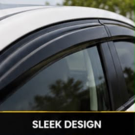 Honda Vezel Air Press Sun Visor 4PCS (Without Chrome) | Honda Vezel 2013 2014 2015 2016 2017 2018 2019 2020 2021 2022 2023 2024 2025 | Smoke Window Rain Wind Deflectors | AM Auto Zone