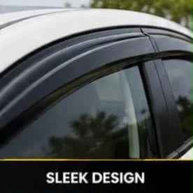 Honda Vezel Air Press Sun Visor 4PCS (Without Chrome) | Honda Vezel 2013 2014 2015 2016 2017 2018 2019 2020 2021 2022 2023 2024 2025 | Smoke Window Rain Wind Deflectors | AM Auto Zone