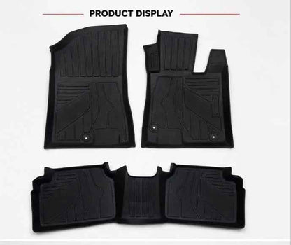 Hyundai Sonata TPE Floor Mats | Premium 3D Custom Fit All Weather Car Floor Liners | Hyundai Sonata 2020, 2021, 2022, 2023, 2024 & 2025 | AM Auto Zone