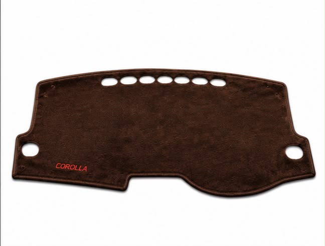 Brown Dashboard Mat for Toyota Corolla 2003, 2004, 2005, 2006, 2007 & 2008 | Premium Suede Non-Slip Dashboard Cover | Heat Resistant Anti-Glare Dash Mat | AM Auto Zone