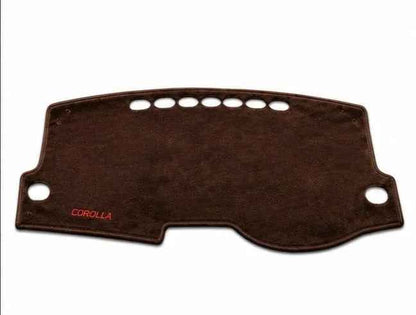 Brown Dashboard Mat for Toyota Corolla 2003, 2004, 2005, 2006, 2007 & 2008 | Premium Suede Non-Slip Dashboard Cover | Heat Resistant Anti-Glare Dash Mat | AM Auto Zone