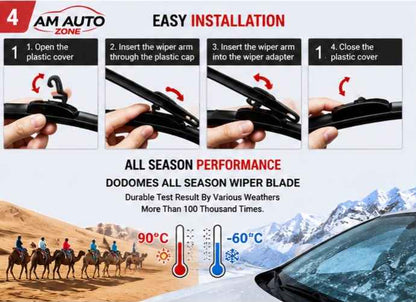 Suzuki Cultus Wiper Blades 2007 2008 2009 2010 2011 2012 2013 2014 2015 2016 2017