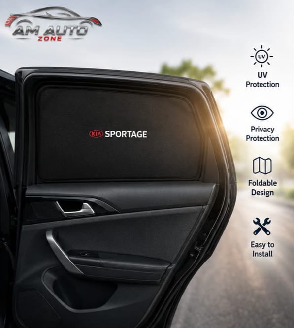 Kia Sportage Side Sun Shades 2025 2026 | Premium Foldable & Flexible | Set of 4