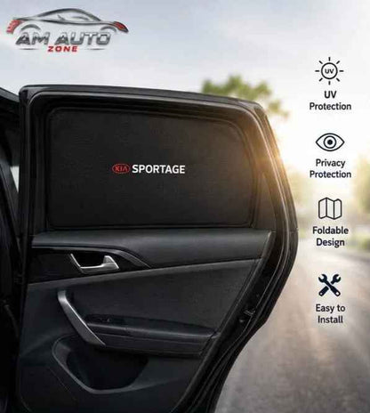 Kia Sportage Side Sun Shades 2025 2026 | Premium Foldable & Flexible | Set of 4