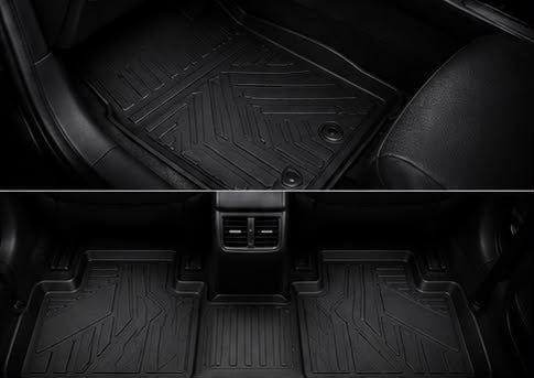 Honda Civic 2008, 2009, 2010, 2011 & 2012 Premium TPE Floor Mats | Waterproof All Weather Custom Fit Car Floor Liners