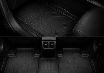 Honda Civic 2008, 2009, 2010, 2011 & 2012 Premium TPE Floor Mats | Waterproof All Weather Custom Fit Car Floor Liners