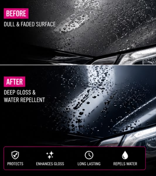 Flamingo Polymeric Coating Wax – Long Lasting Shine & Paint Protection (300ml)