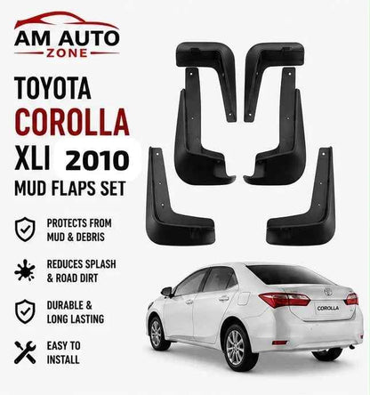 Toyota Corolla Mud Flaps Set 2010 | Front & Rear Splash Guards
